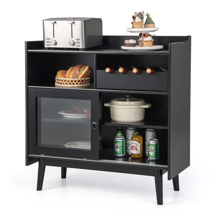 Giantex Buffet Sideboard, Modern Coffee Bar Storage Cabinet