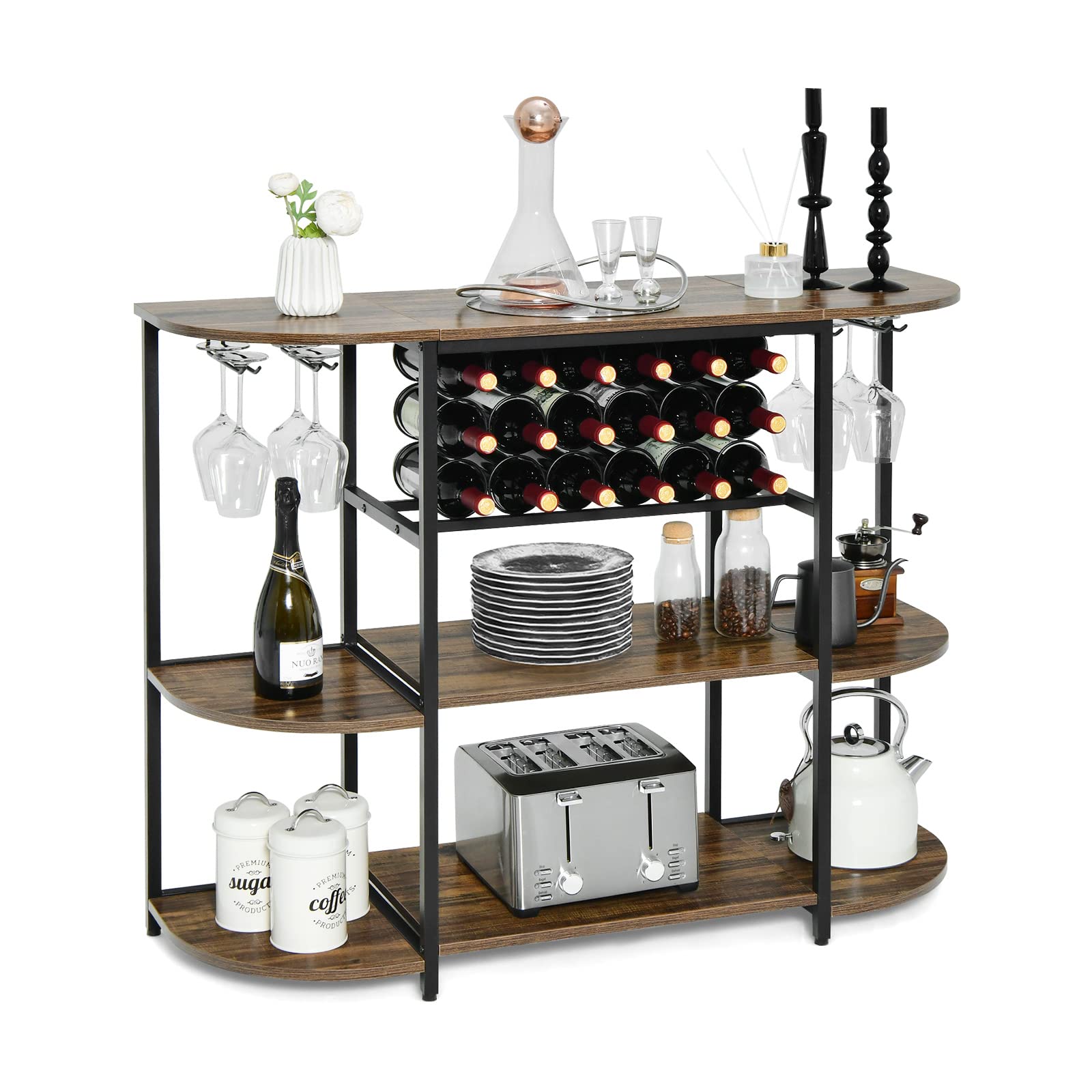Giantex Wine Bar Cabinet