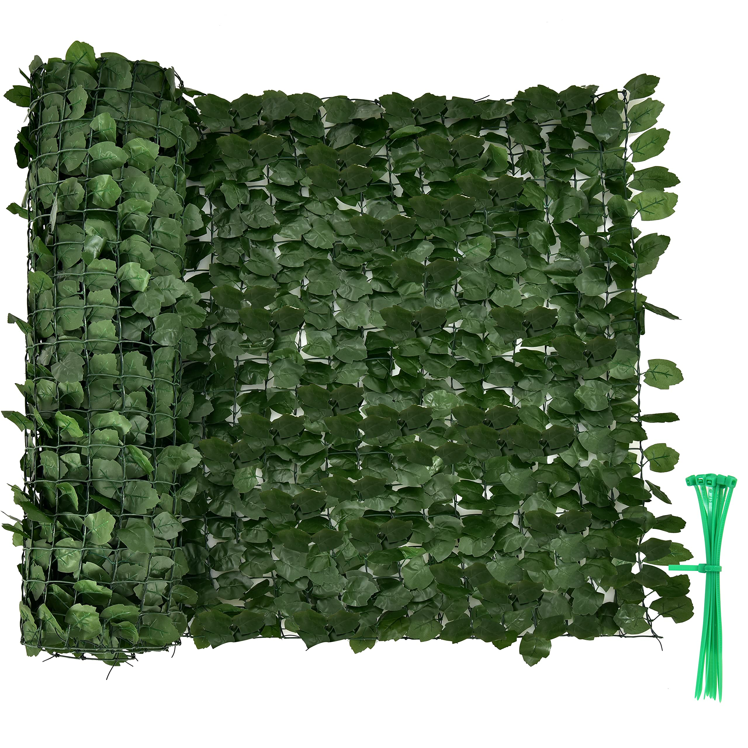 Giantex 118" x 39.4" Artificial Hedges Fence Faux Ivy Vine Greenery Wall