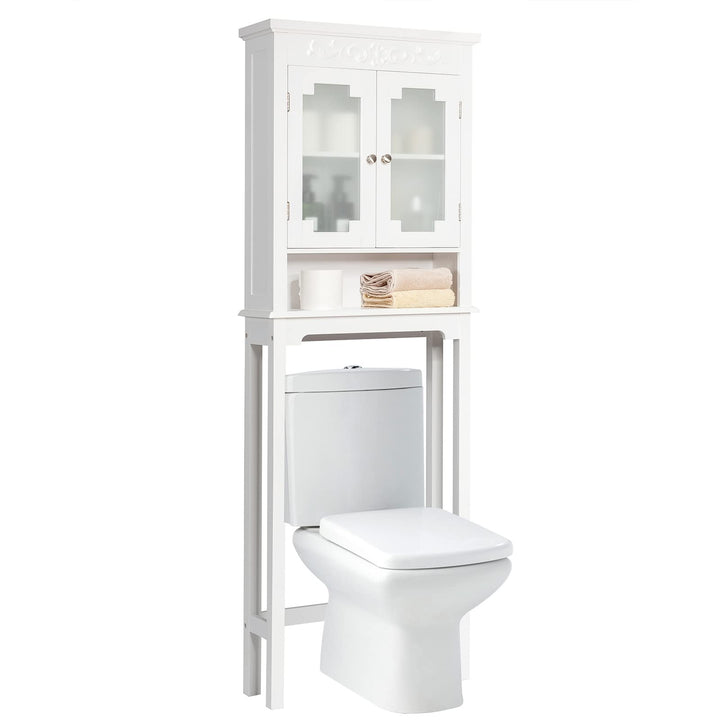 Giantex Over The Toilet Bathroom Space Saver, 3-Shelf Bathroom Organizer