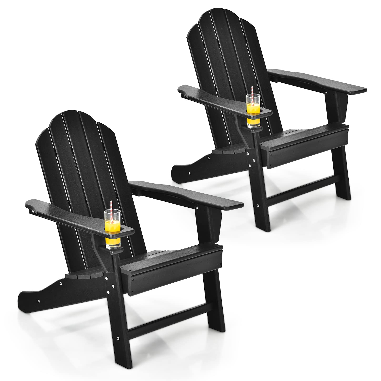 Giantex Adirondack Chair, Black