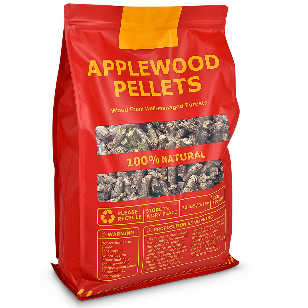 All Natural Hardwood Pellets with Fruity Flavour for Grilling Smoking Bake Roast BBQ