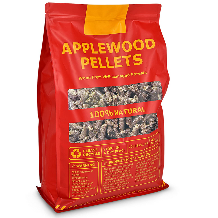All Natural Hardwood Pellets with Fruity Flavour for Grilling Smoking Bake Roast BBQ