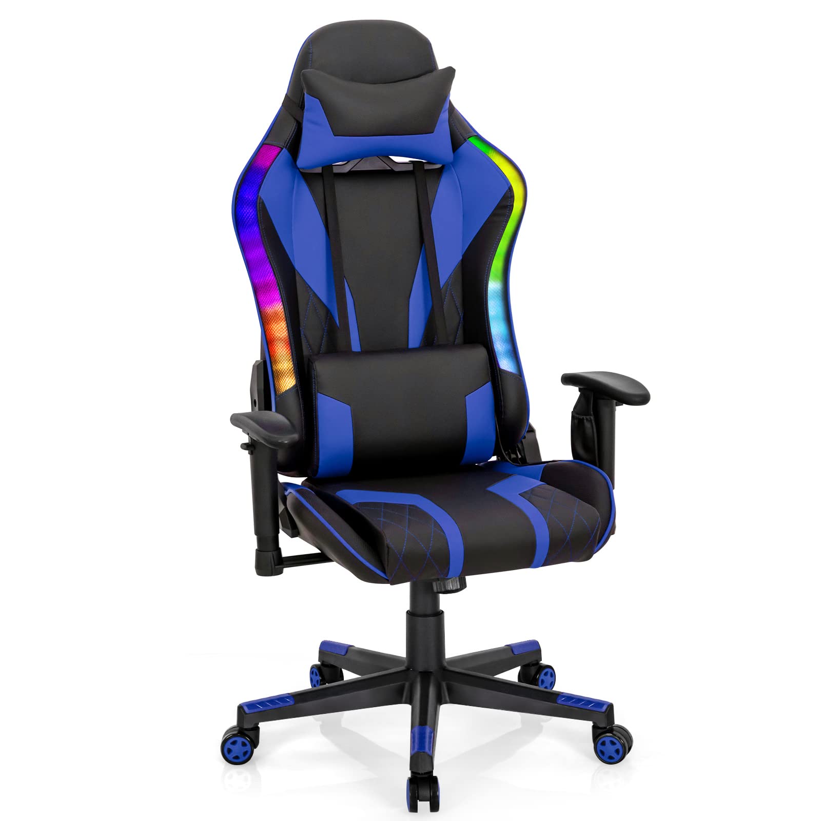 Giantex Gaming Chair with RGB LED Lights
