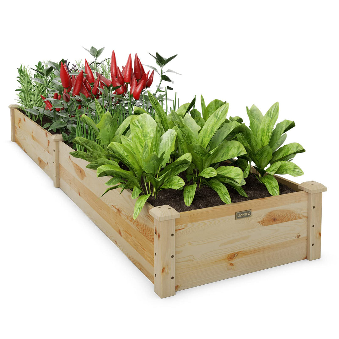 Giantex Wooden Raised Garden Bed