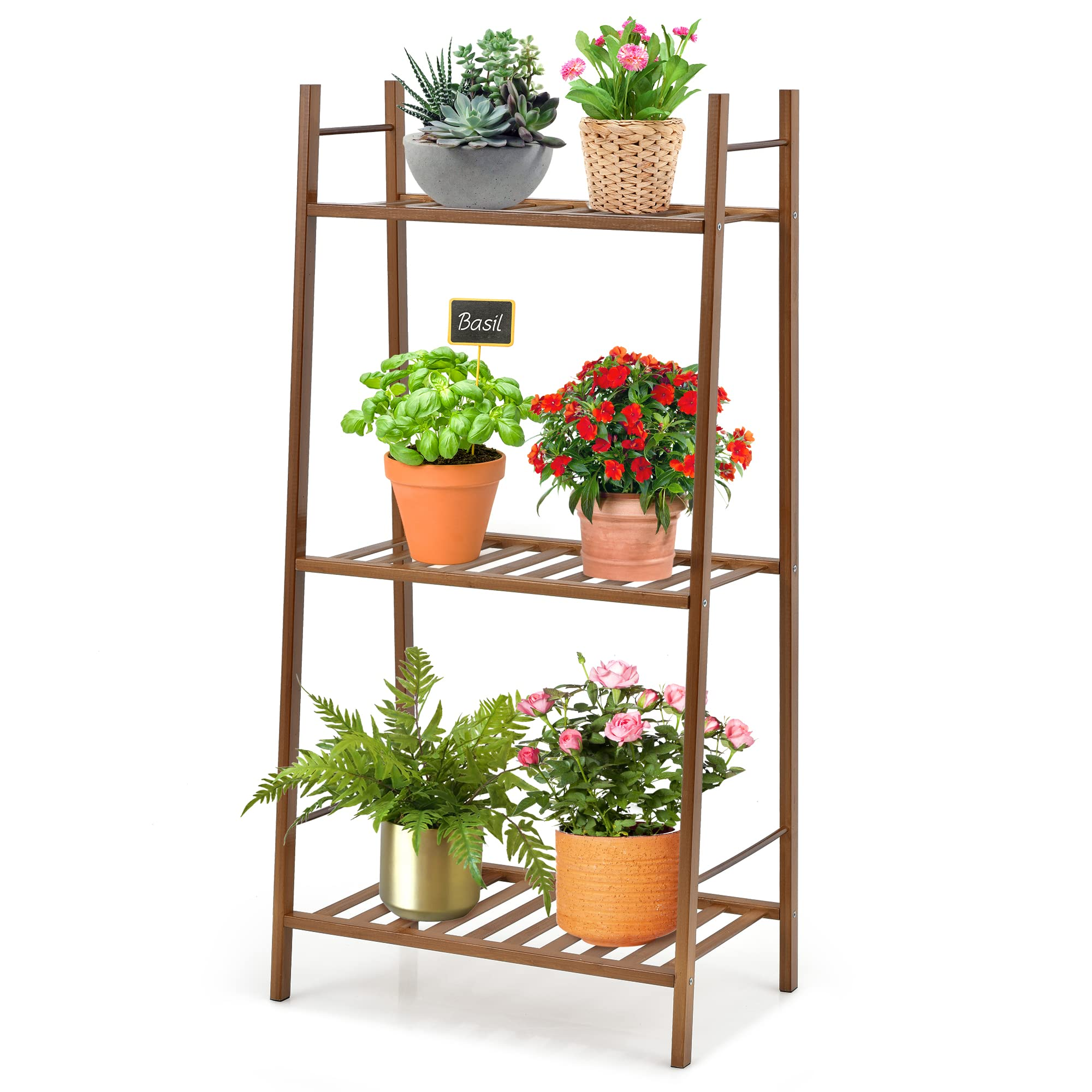 Giantex 3 Tier Plant Stand Flower Pots Holder Display Shelf