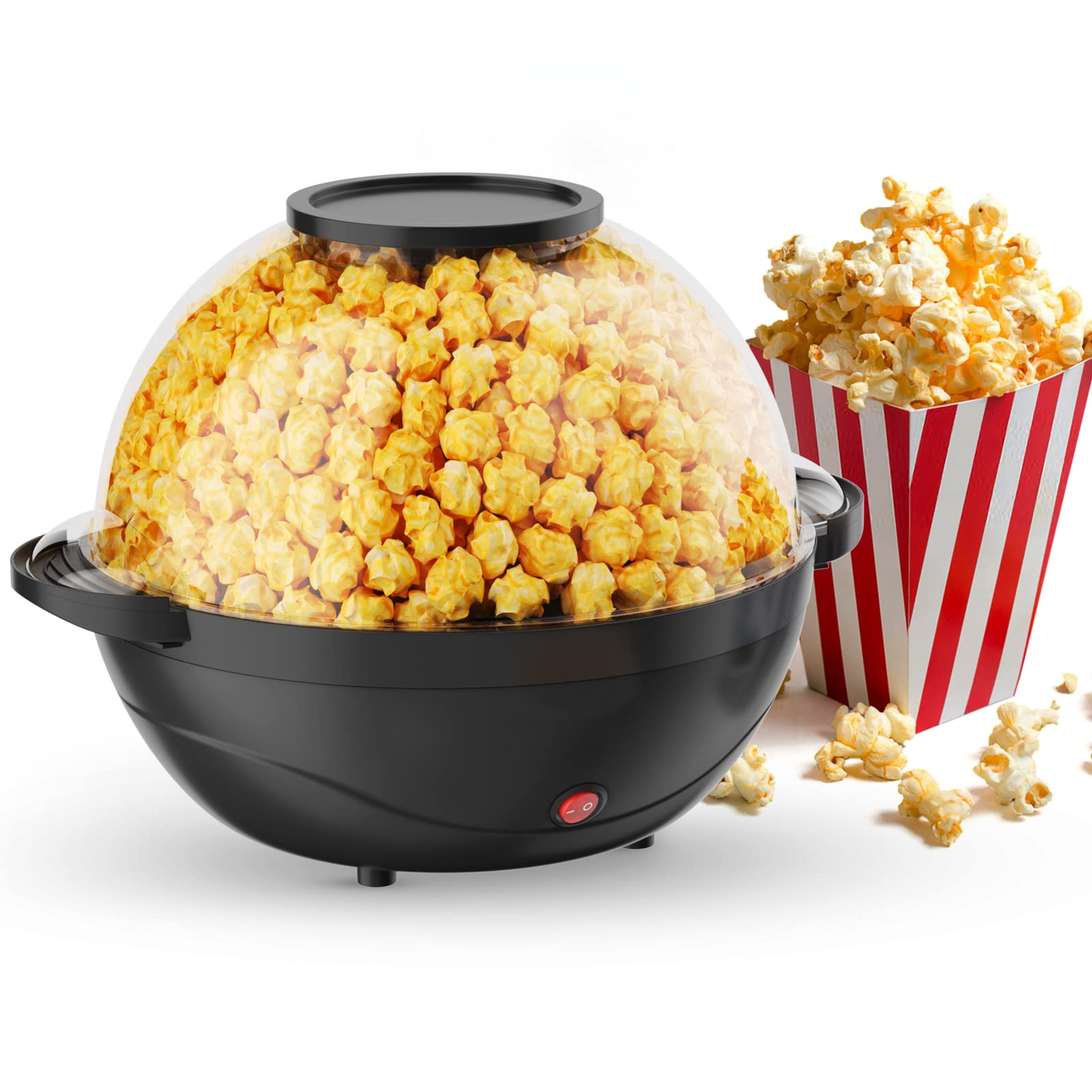 Giantex Popcorn Popper Machine, 6 Quarts/24 Cups Electric Popcorn Maker with Nonstick Plate