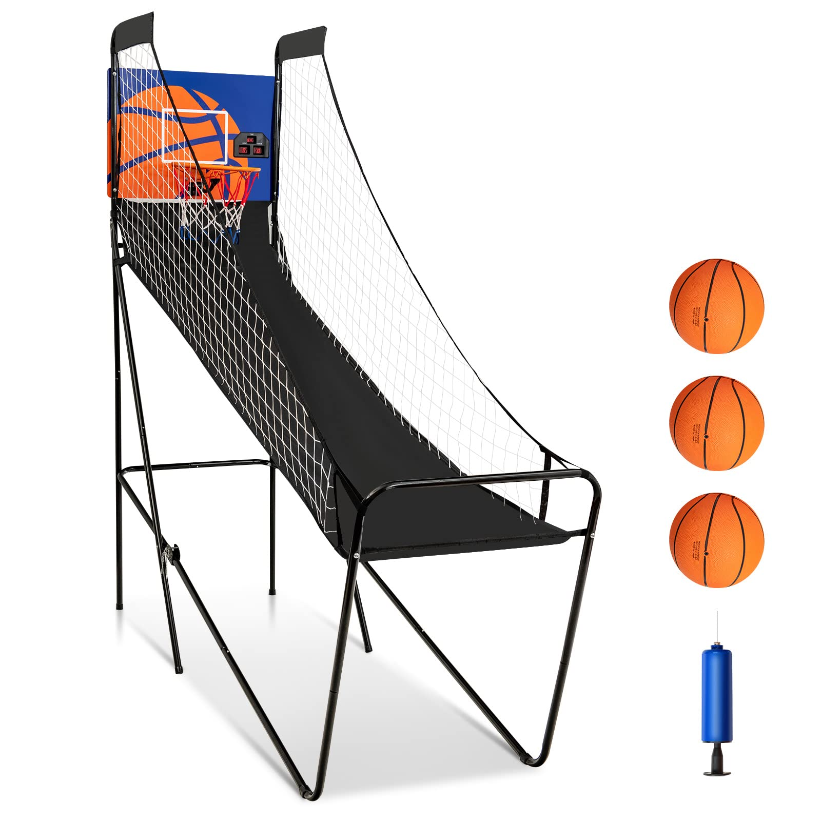 Foldable Electronic Arcade Basketball Game - Giantex