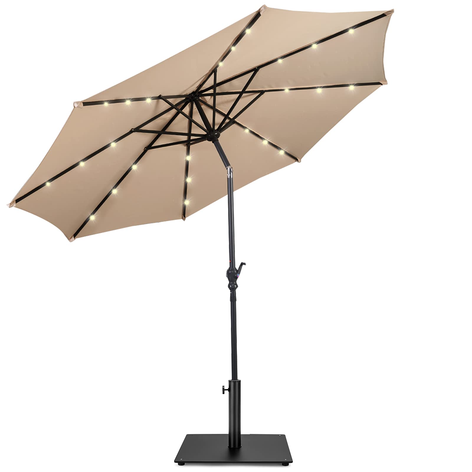 Giantex Patio Umbrella with Base Stand