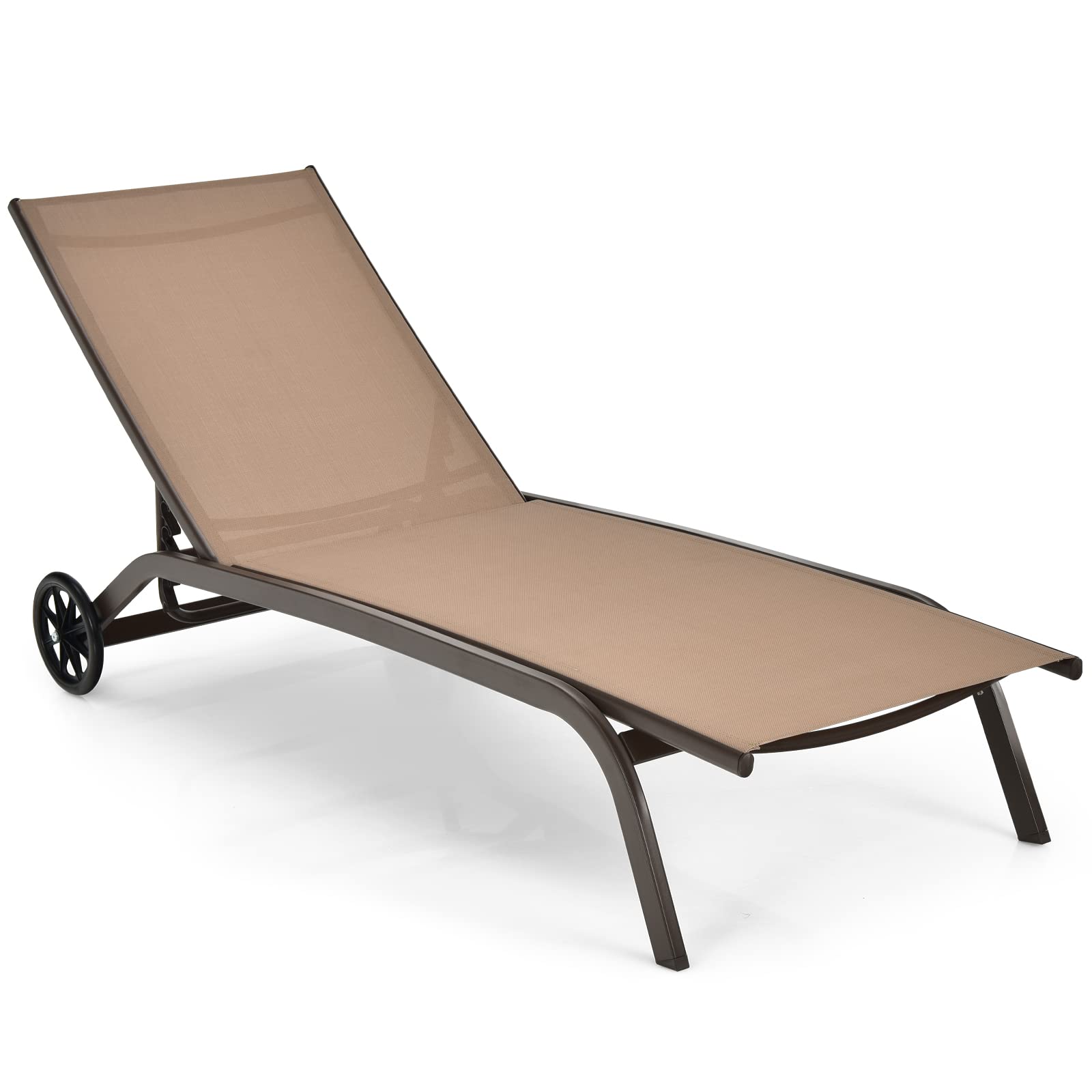 Giantex Patio Lounge Chairs for Pool Area