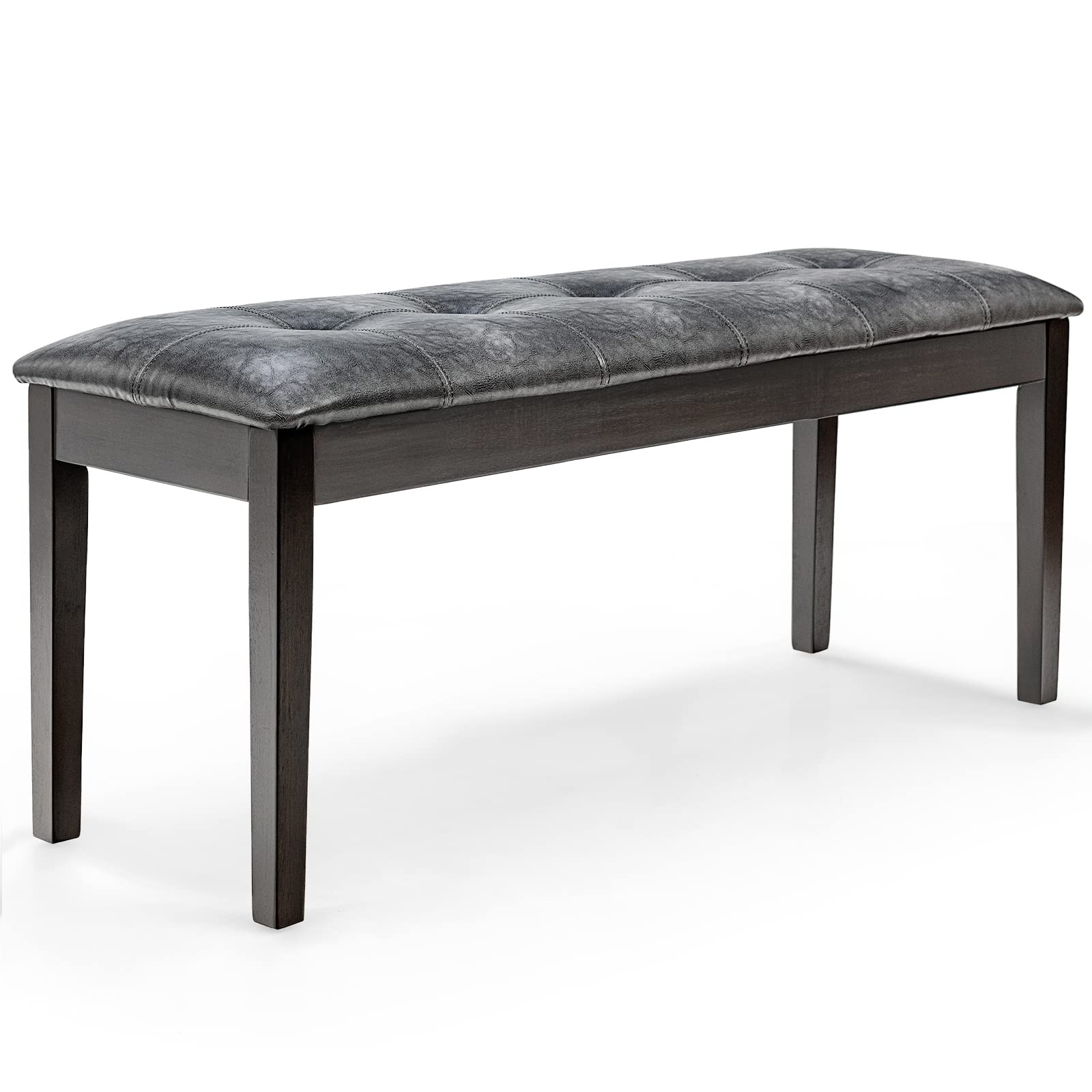 Giantex Dining Room Bench, Traditional Upholstered Table Benches