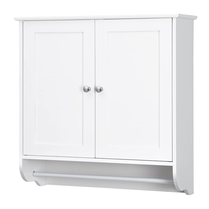 Bathroom Cabinet Wall Mounted - Over The Toilet Medicine Cabinet with Double Doors -  Giantex