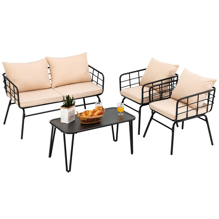 Giantex 4 Piece Patio Conversation Set