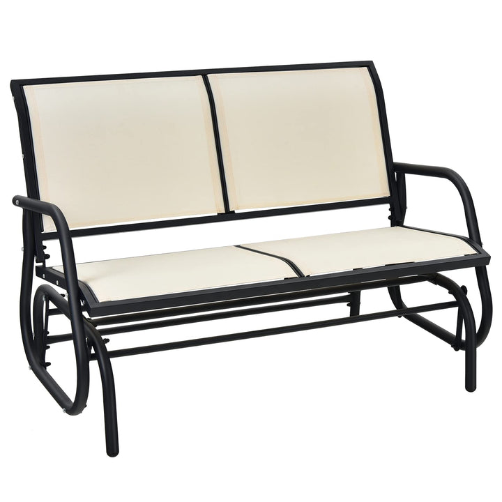 Giantex Swing Glider Chair 48 Inch with Spacious Space