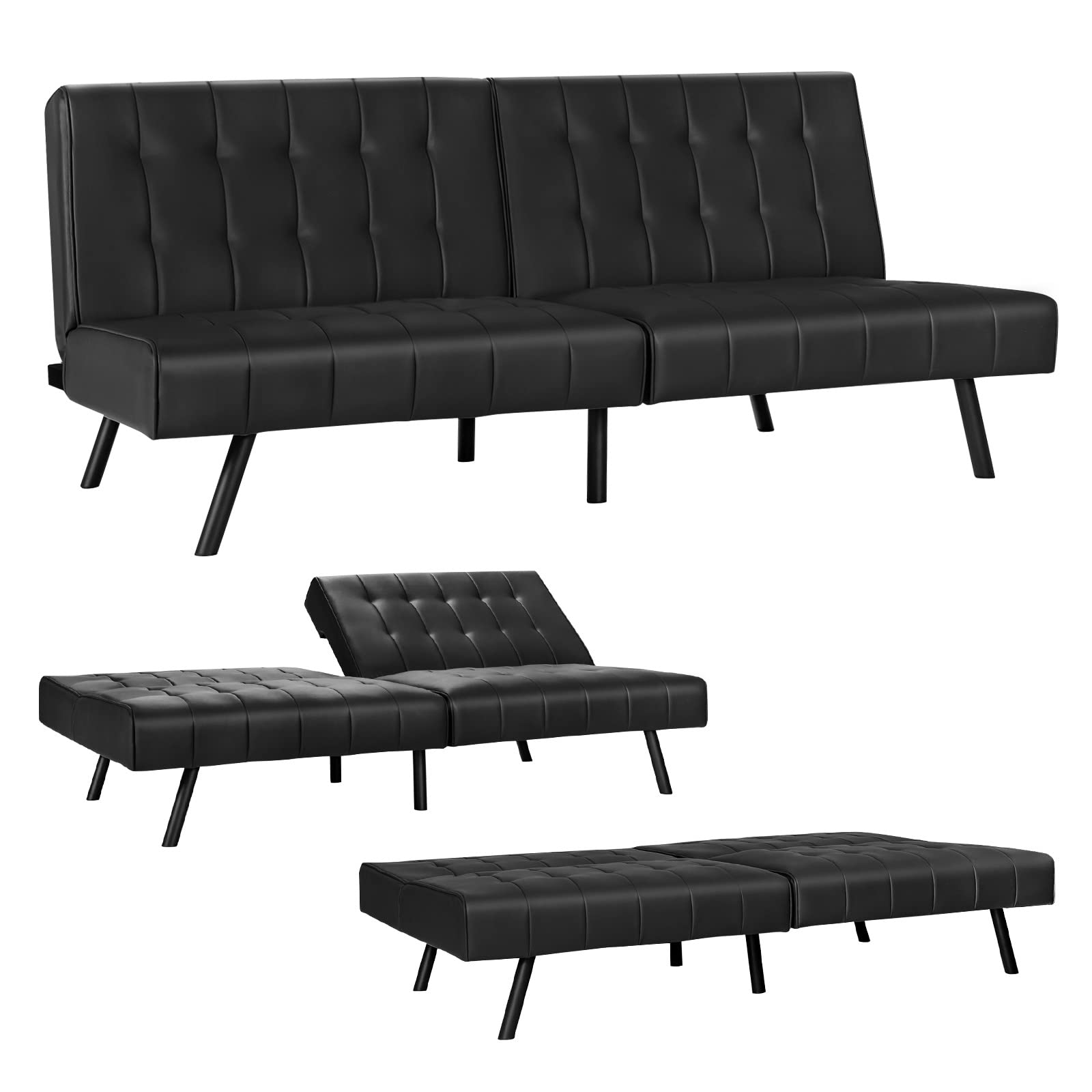 Giantex Convertible Sofa Bed, Futon Sleeper Couch