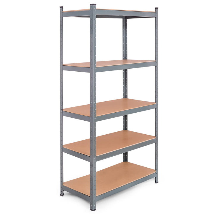 Storage Shelving Rack Utility Shelf 5-Tier | Heavy Duty 2750LBS Garage Shelves Shelving