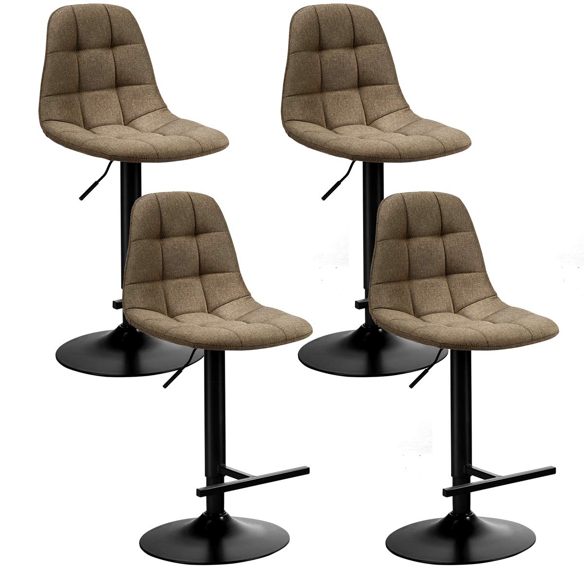 Armless Counter Height Chairs for Kitchen Dining Living Bistro Pub