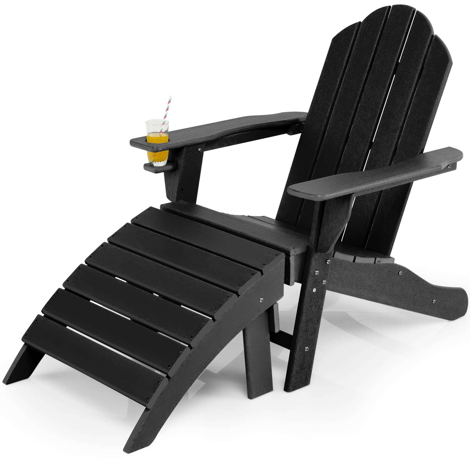 Giantex Adirondack Chair and Ottoman Set