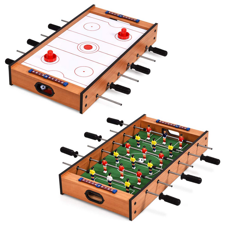Giantex Multi Game Table, 2 in 1 Combo Mini Game Table Top w/ Soccer