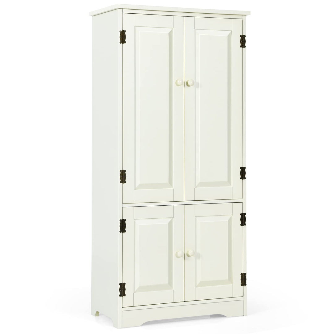 Kitchen Pantry Storage Cabinet, Wood Cupboard Organizer