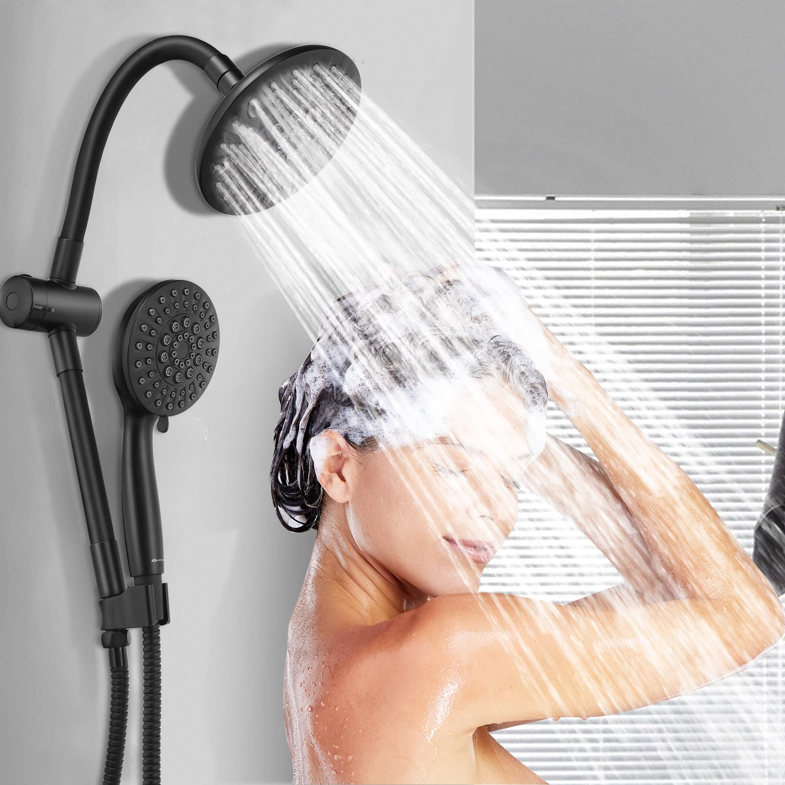 Shower Head with Handheld Combo