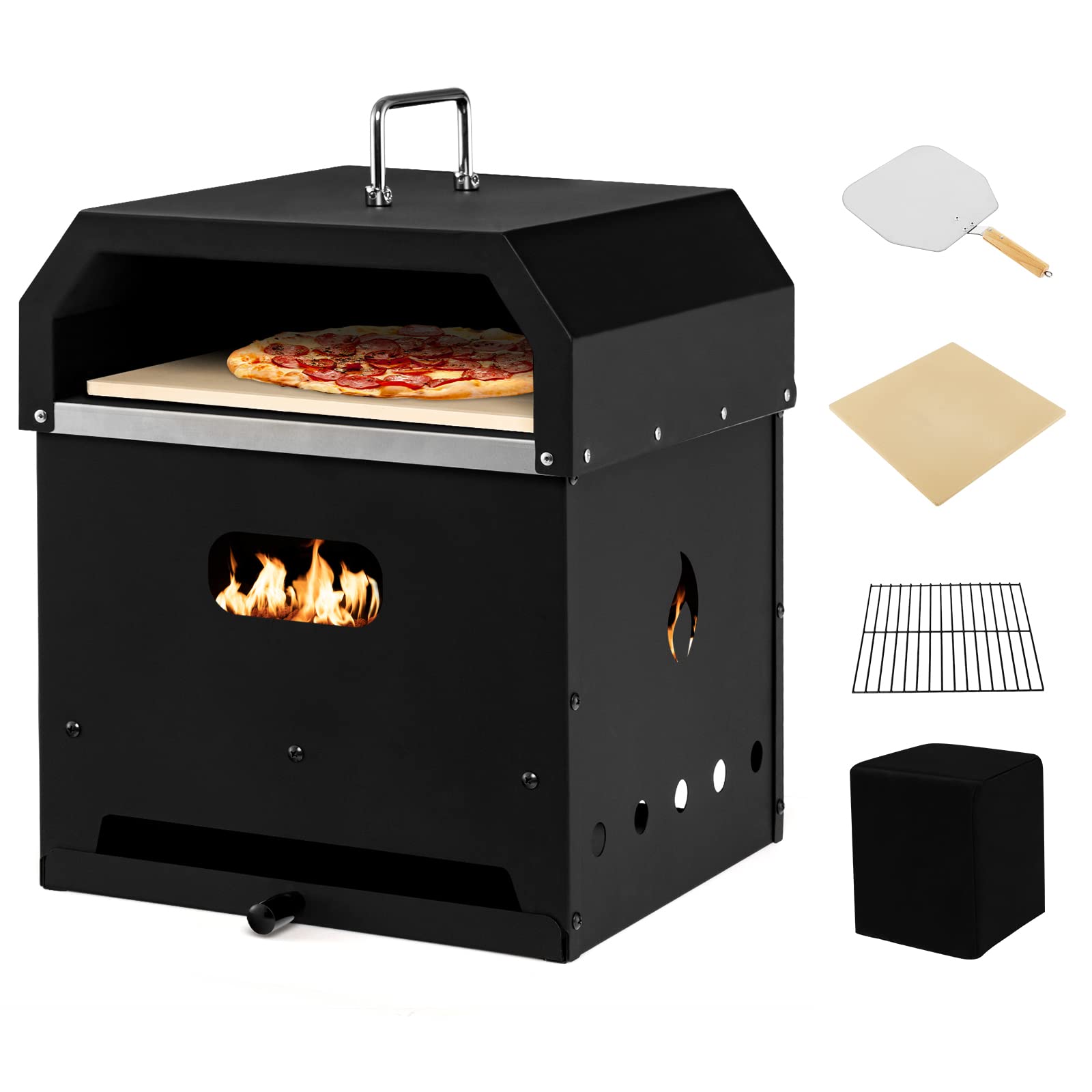 4-in-1 Outdoor Pizza Oven - Giantex