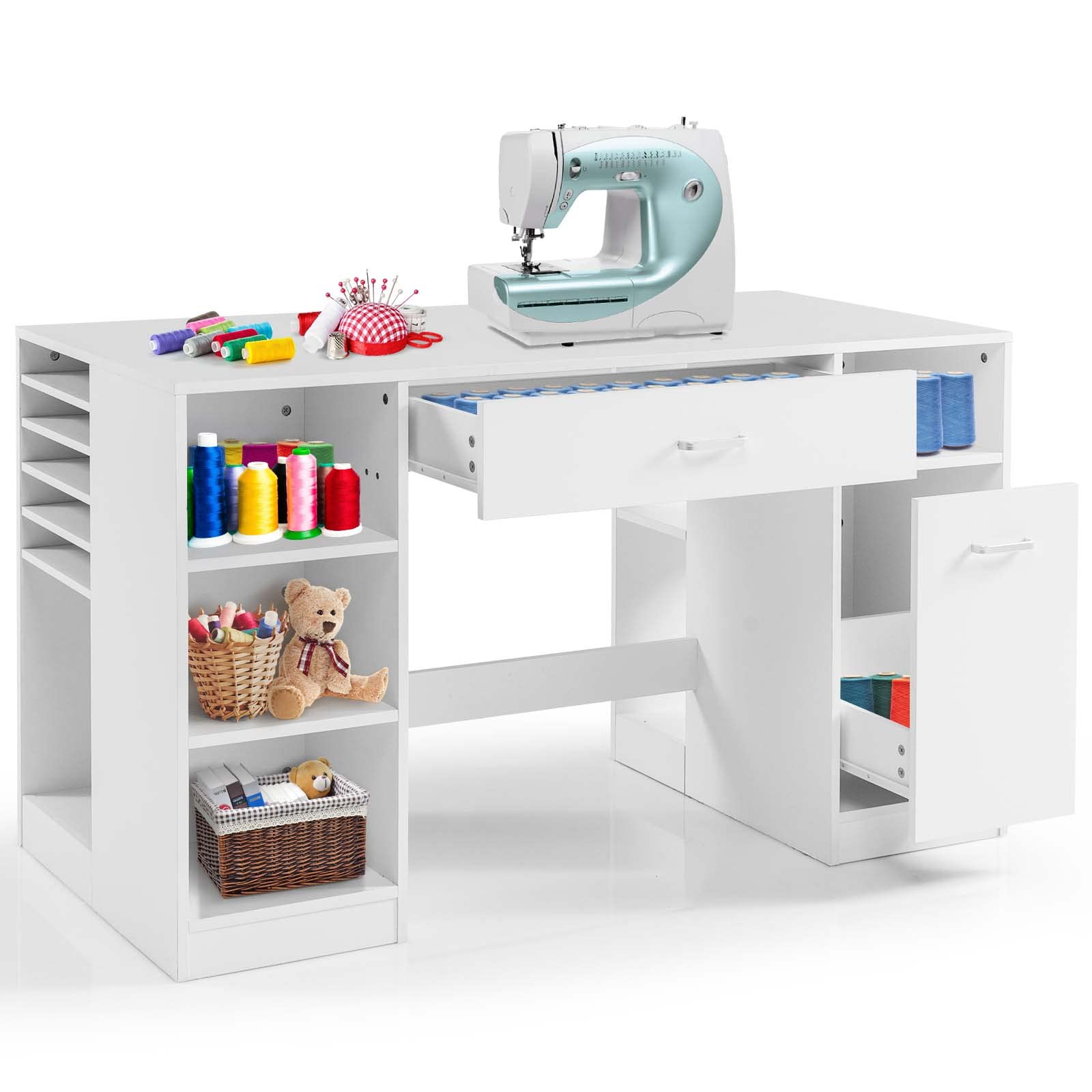 Giantex Craft Table with Storage