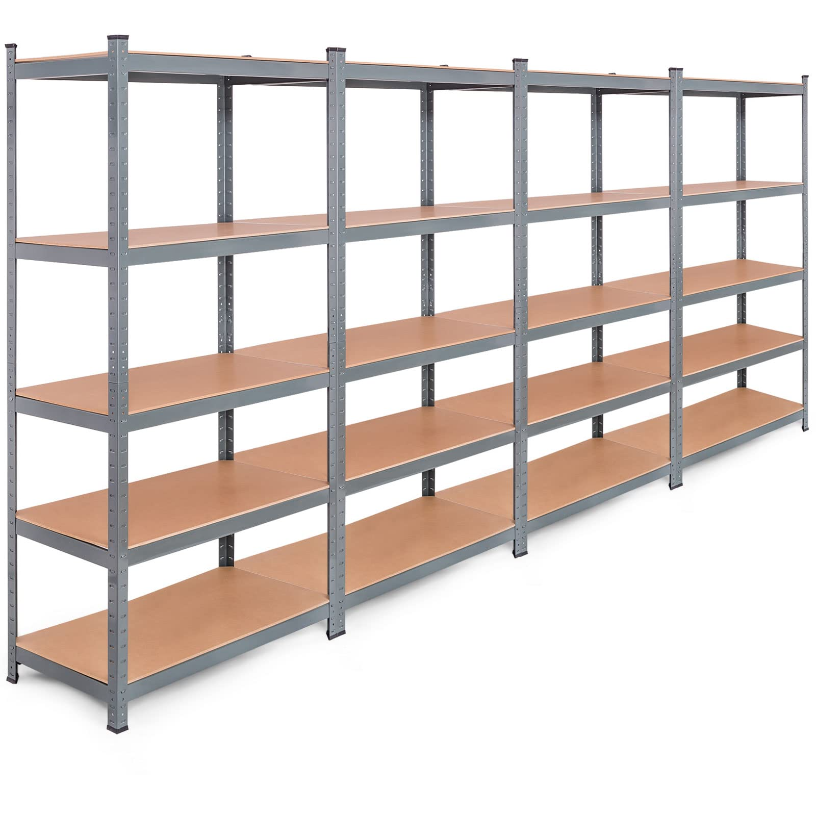 Storage Shelving Rack Utility Shelf 5-Tier | Heavy Duty 2750LBS Garage Shelves Shelving