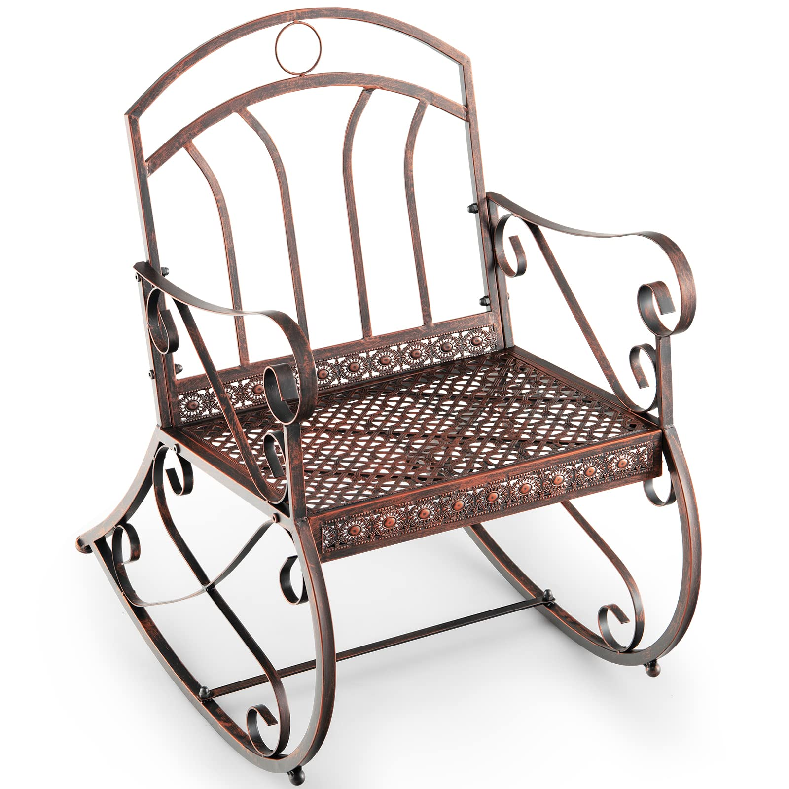 Giantex Rocking Chair Outdoor Rocker - Patio Lawn Seating Chairs