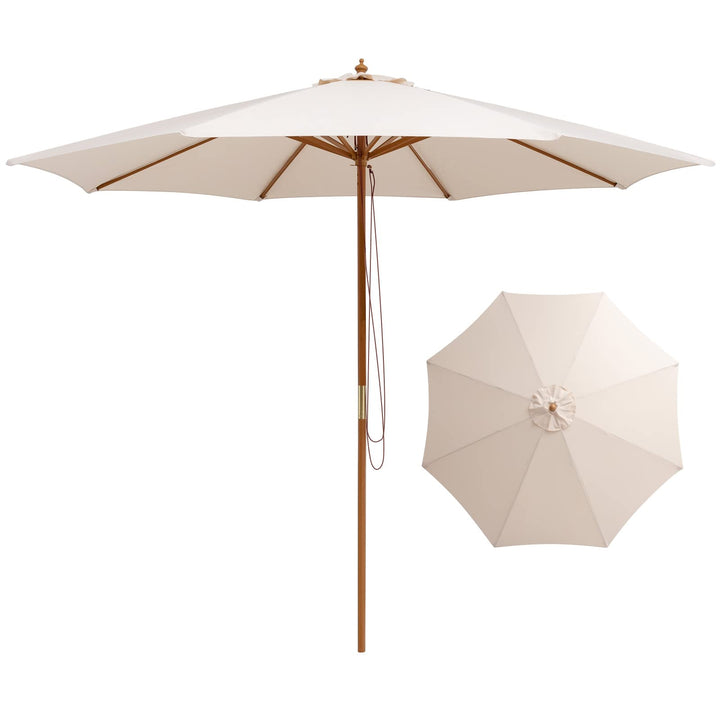 giantex 10 hanging umbrella patio sun shade offset outdoor market Giantex 10FT Patio Umbrella, Beige