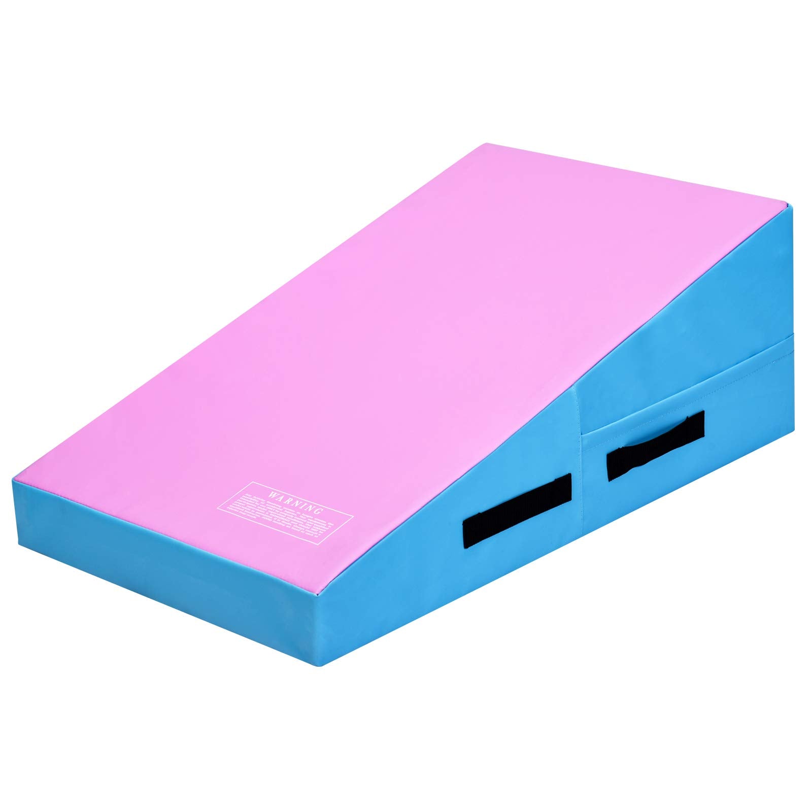 Gymnastics Wedge Mat, Gymnastics for Kids Play (Baby Pink/Baby Blue/Non-Folding)