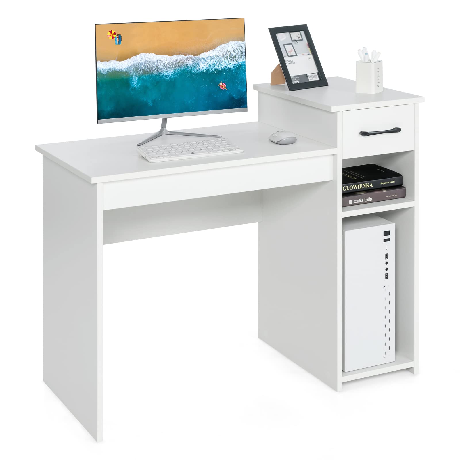 Giantex White Computer Desk