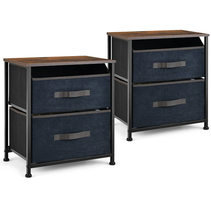 Giantex Nightstand with 2 Drawers
