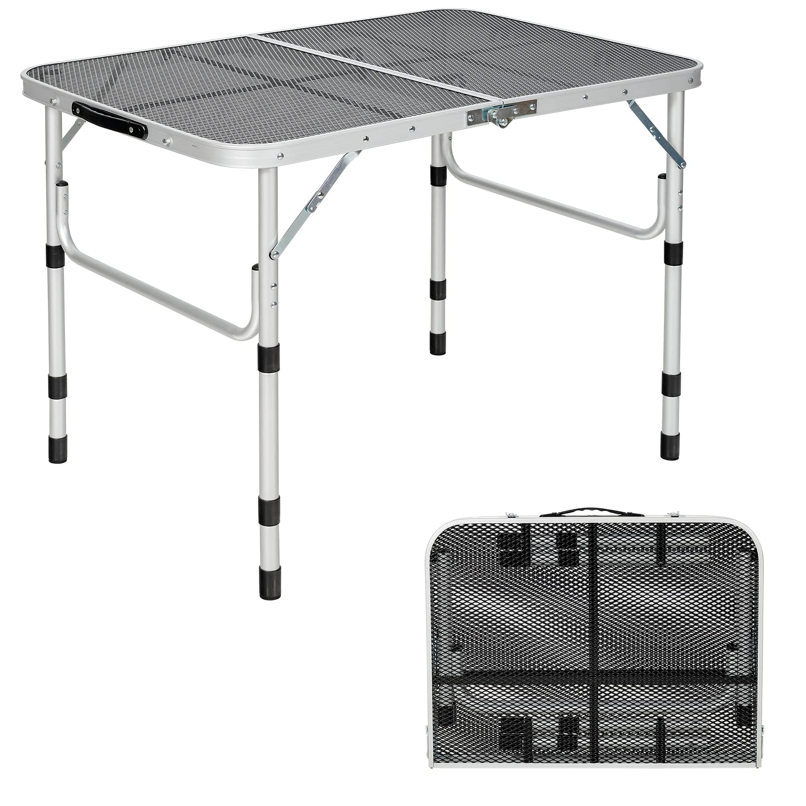 Folding Camping Table, Portable Picnic Table