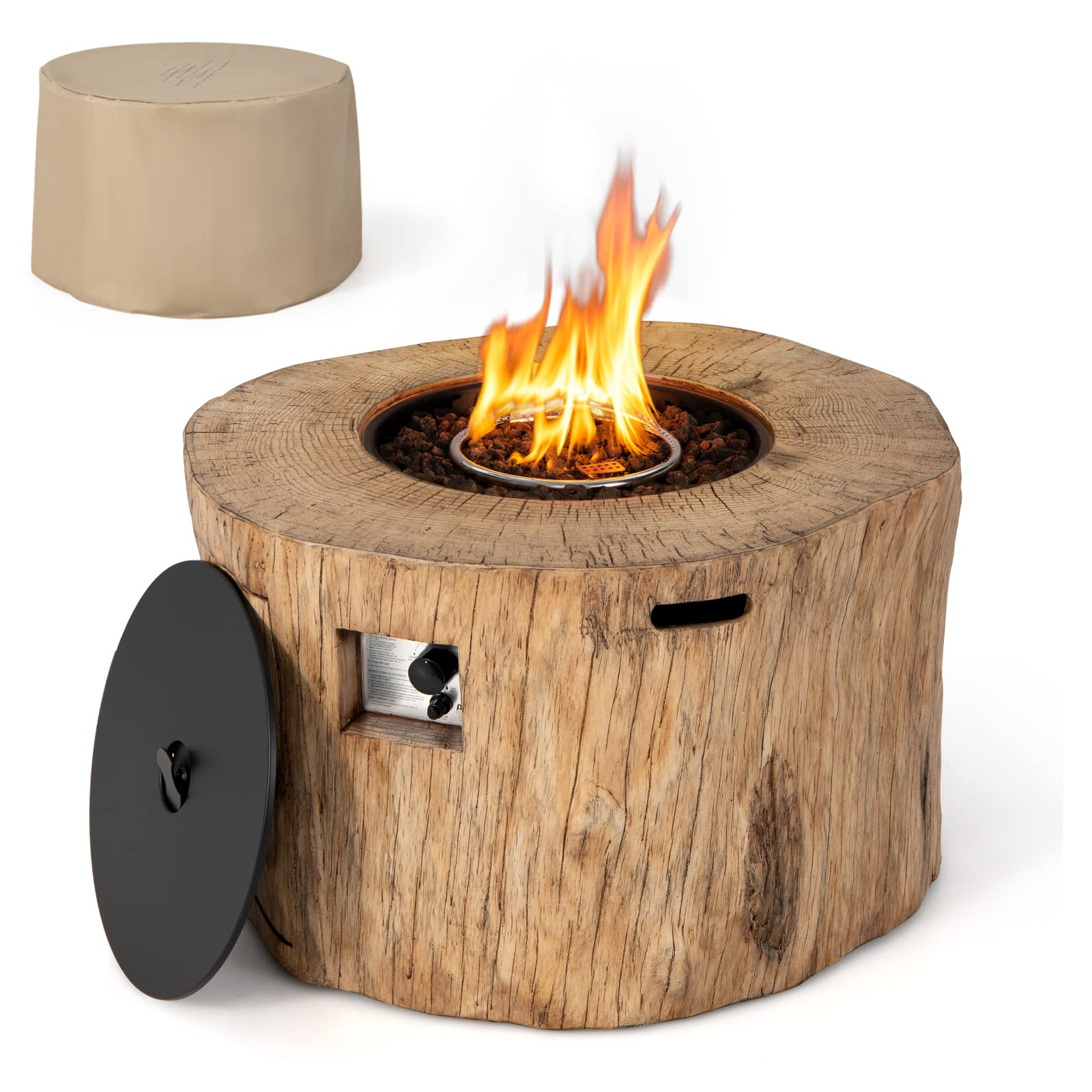 40" Propane Gas Fire Pit Table - Giantex