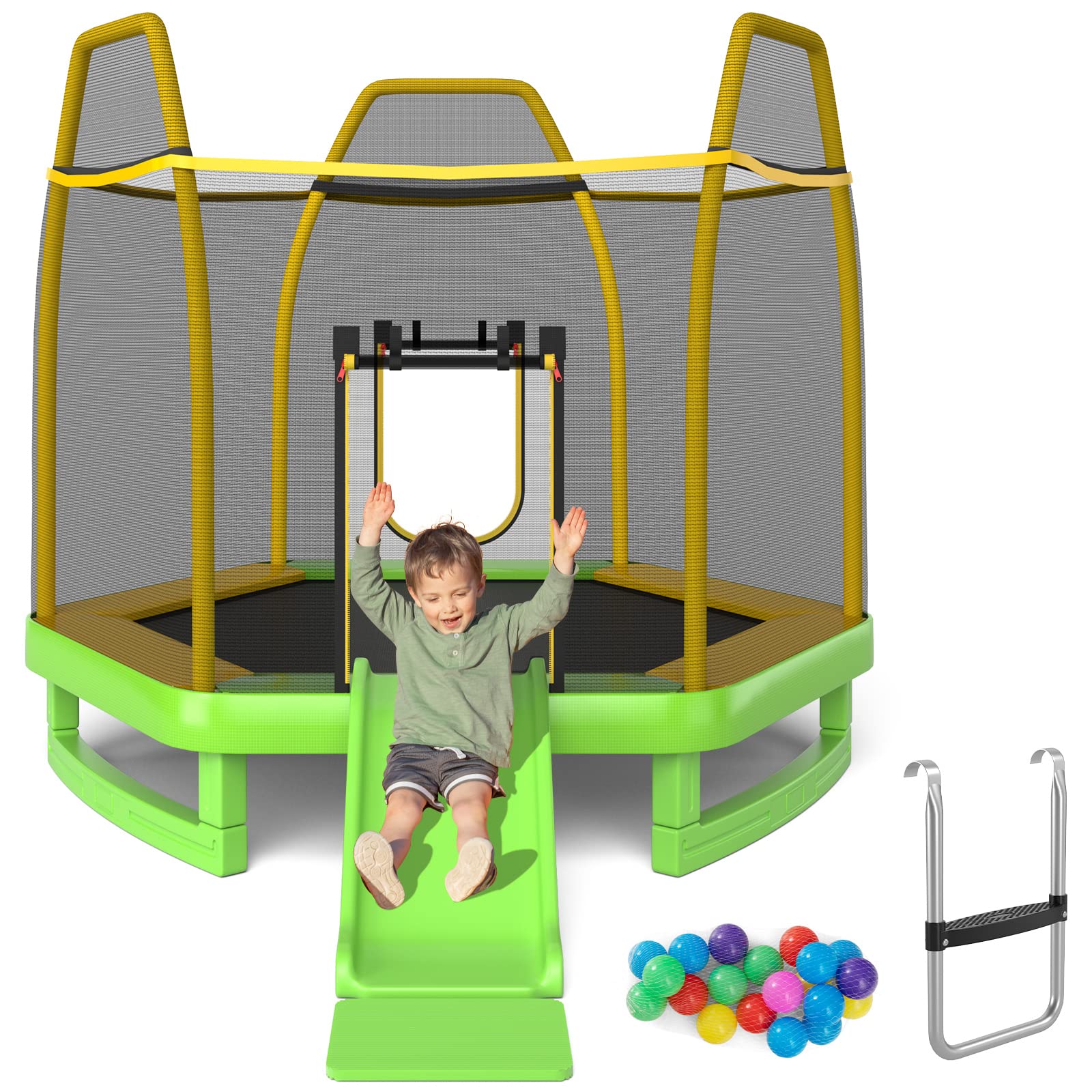 Giantex 7 FT Trampoline for Kids – Giantexus