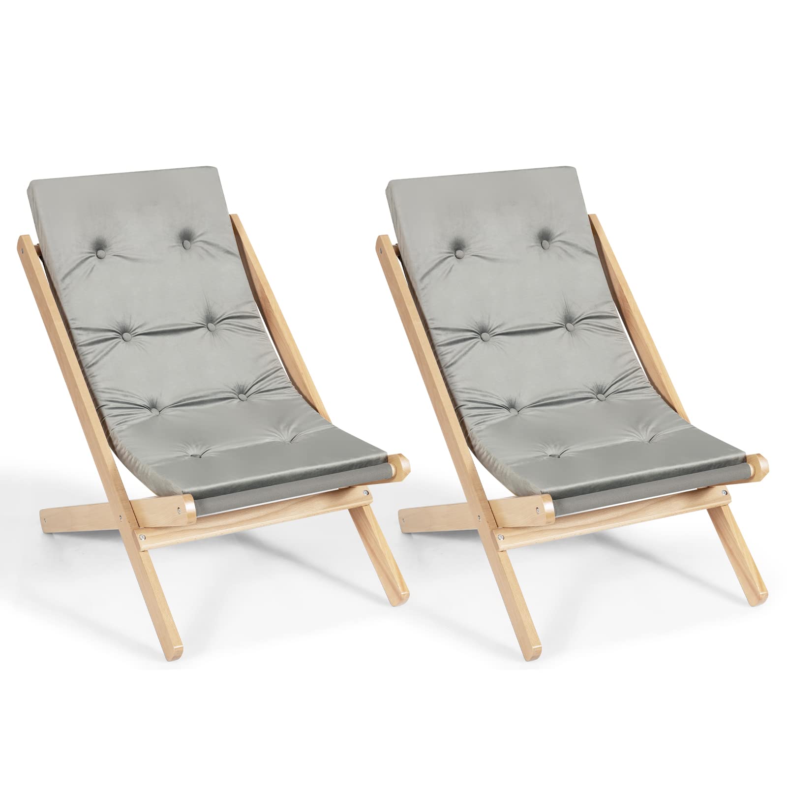 Giantex Beach Sling Chair, Outdoor Lounge Chair