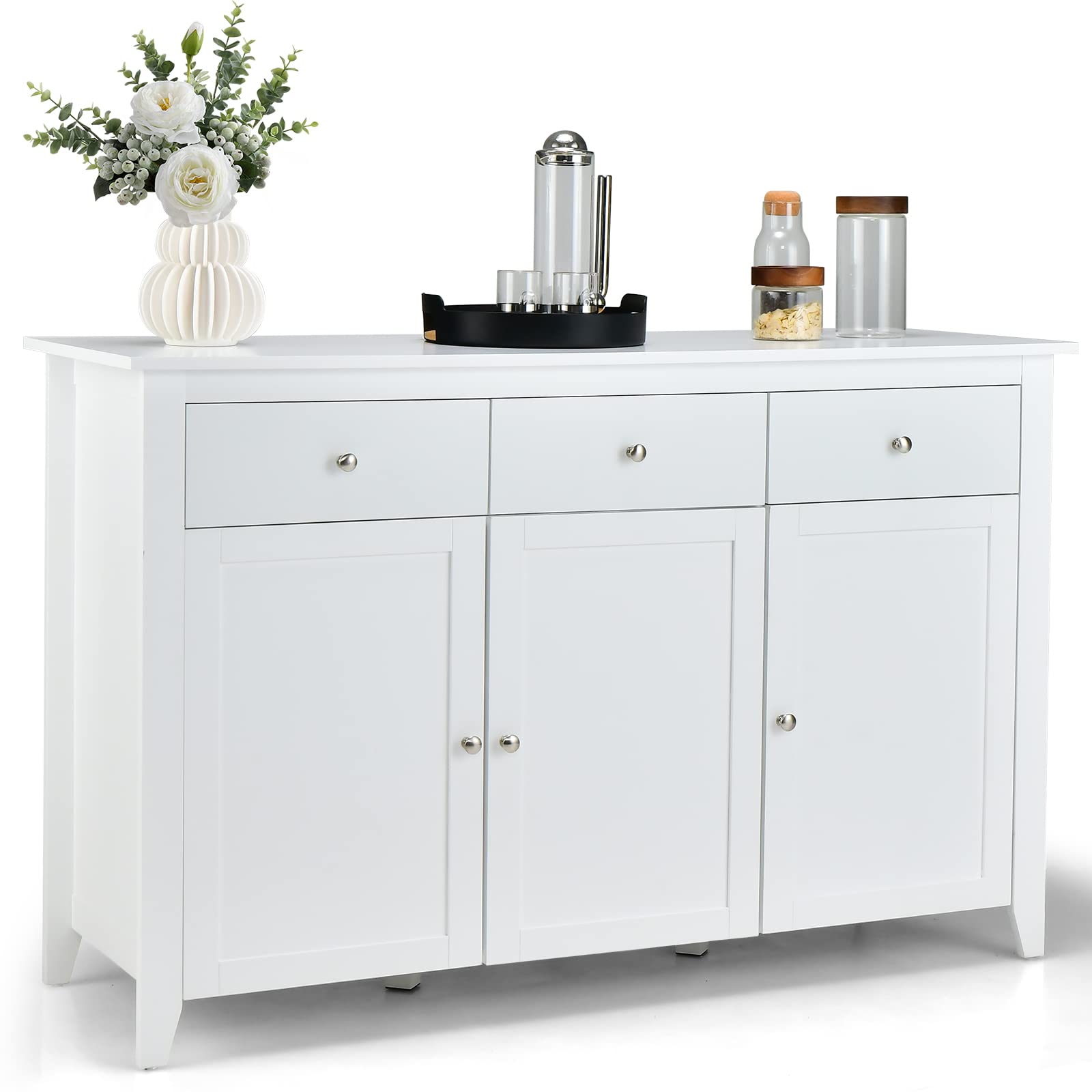 Giantex Large Buffet Cabinet with 3 Storage Drawers