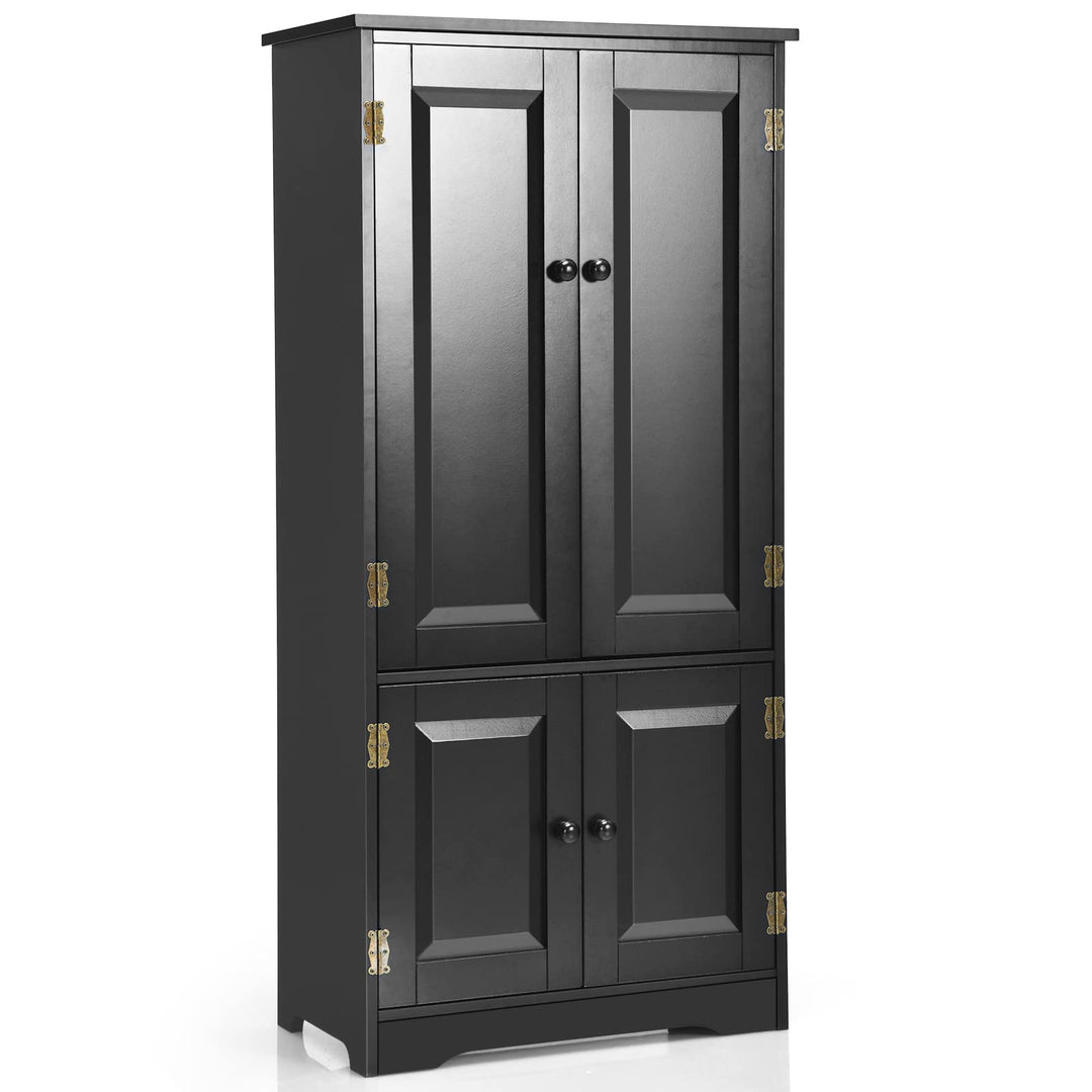 Kitchen Pantry Storage Cabinet, Wood Cupboard Organizer