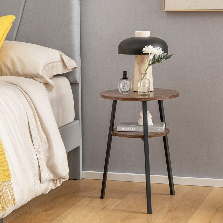Giantex Round End Table Set
