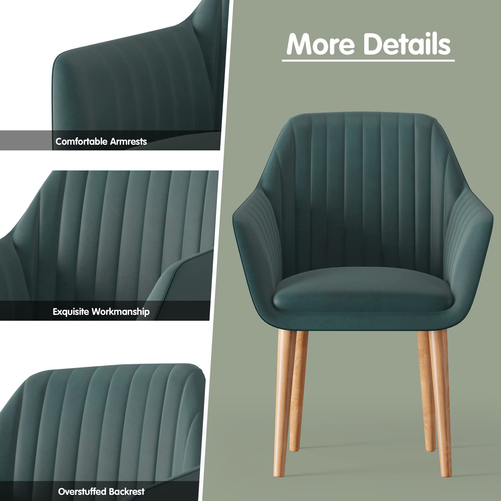 Giantex Upholstered Dining Chairs