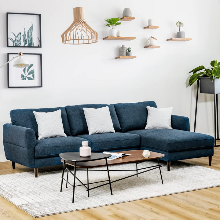 Giantex Sectional Sofa Couch Set, 3-Seat Sofa