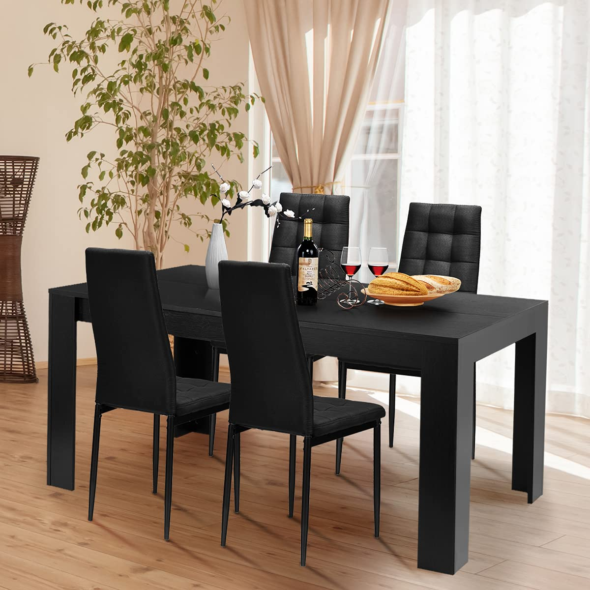 Giantex 5 Piece Dining Table Set