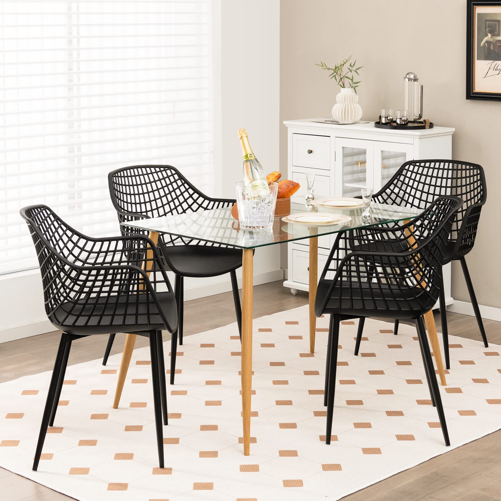 Giantex Modern Dining Chairs Set