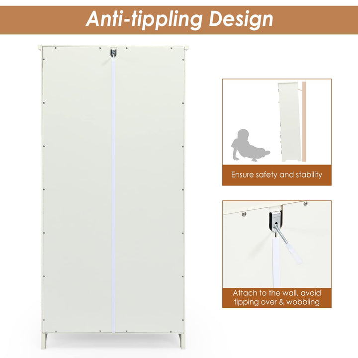 Kitchen Pantry Storage Cabinet, Wood Cupboard Organizer