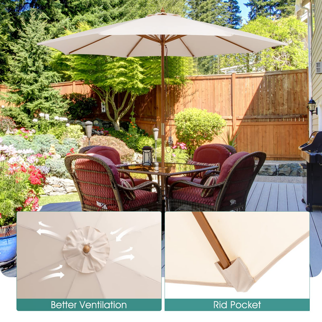 Giantex 10FT Patio Umbrella