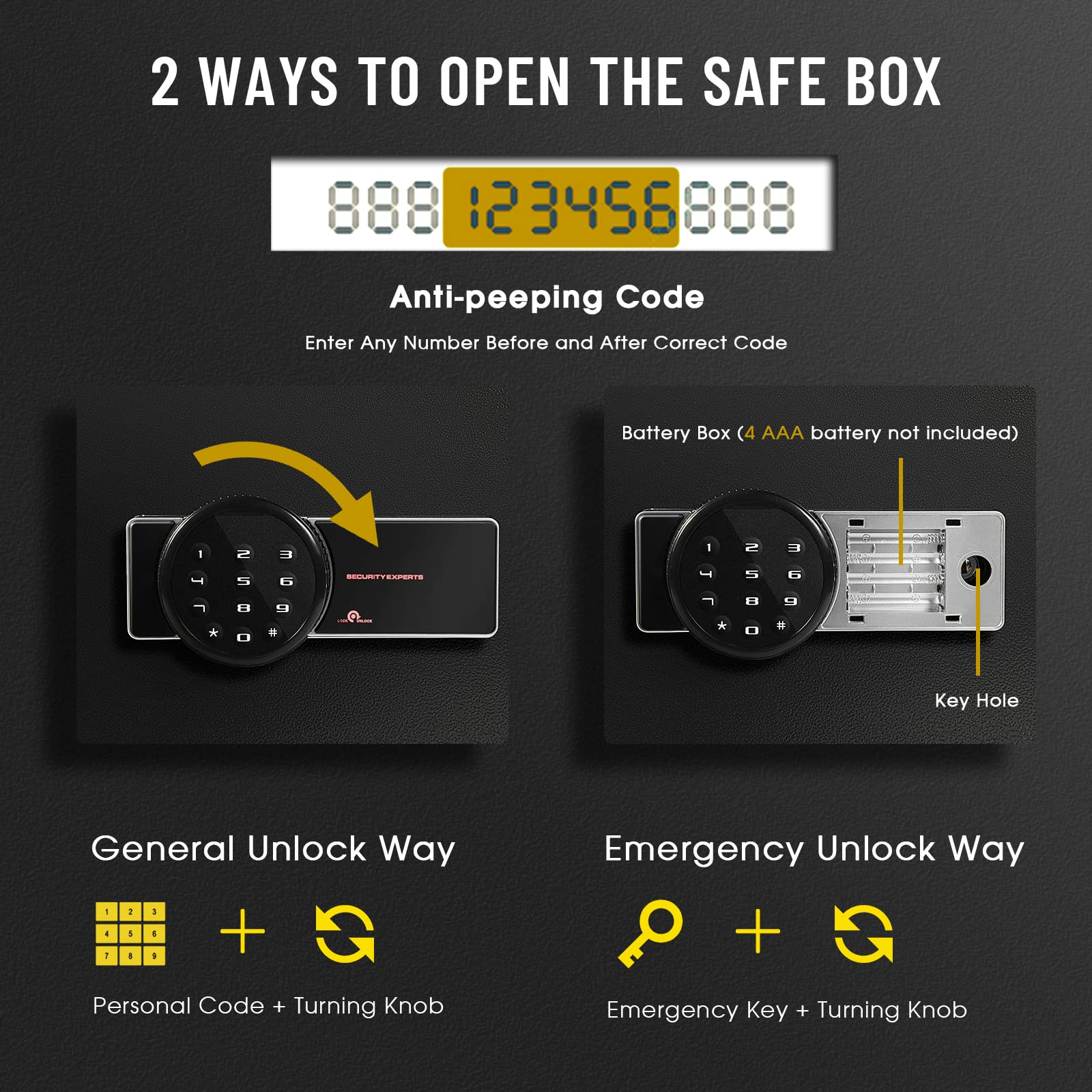 Giantex Electronic Safe Box