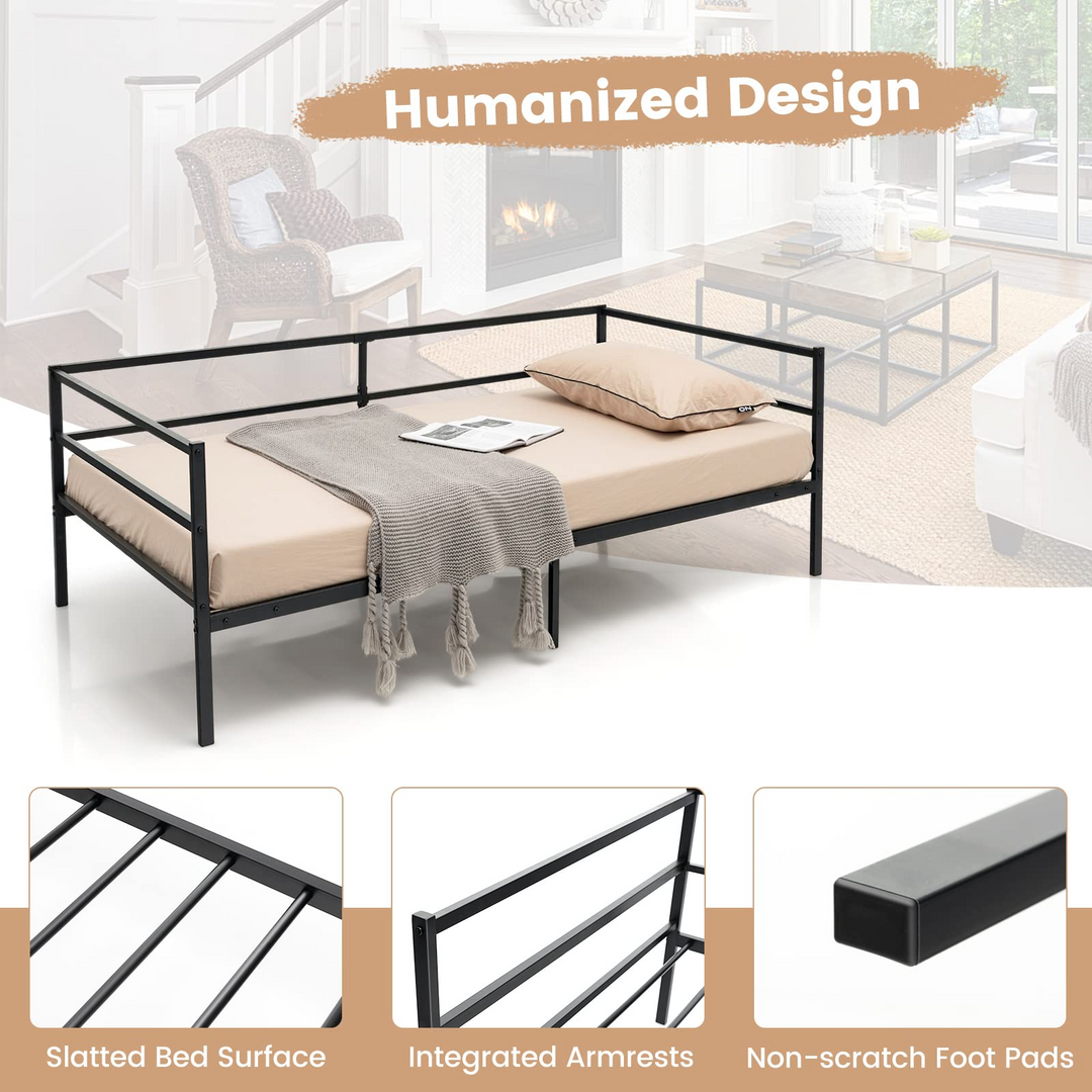 Giantex Twin Size Metal Daybed Frame