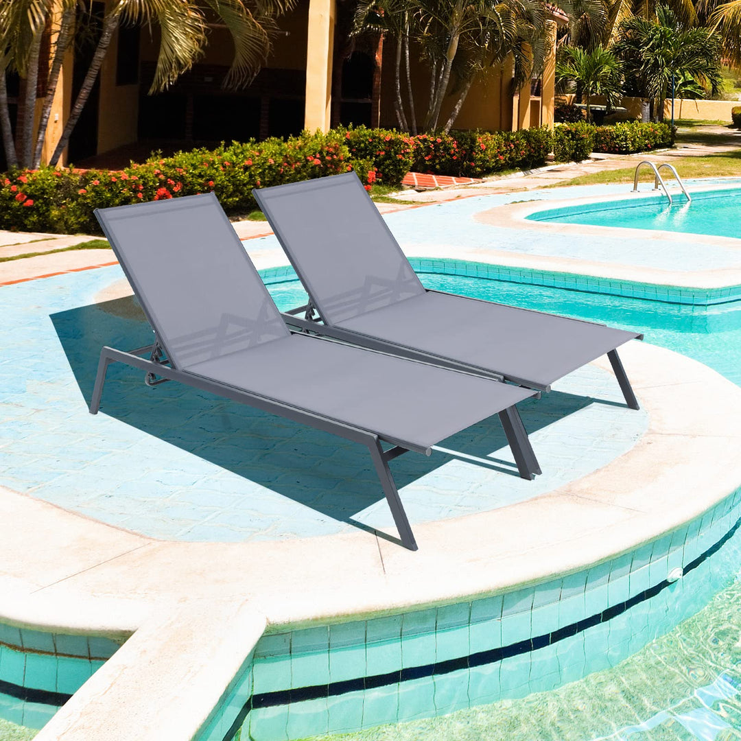 Giantex Patio Chaise Lounge Chair