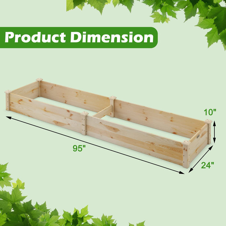 Giantex Wooden Raised Garden Bed